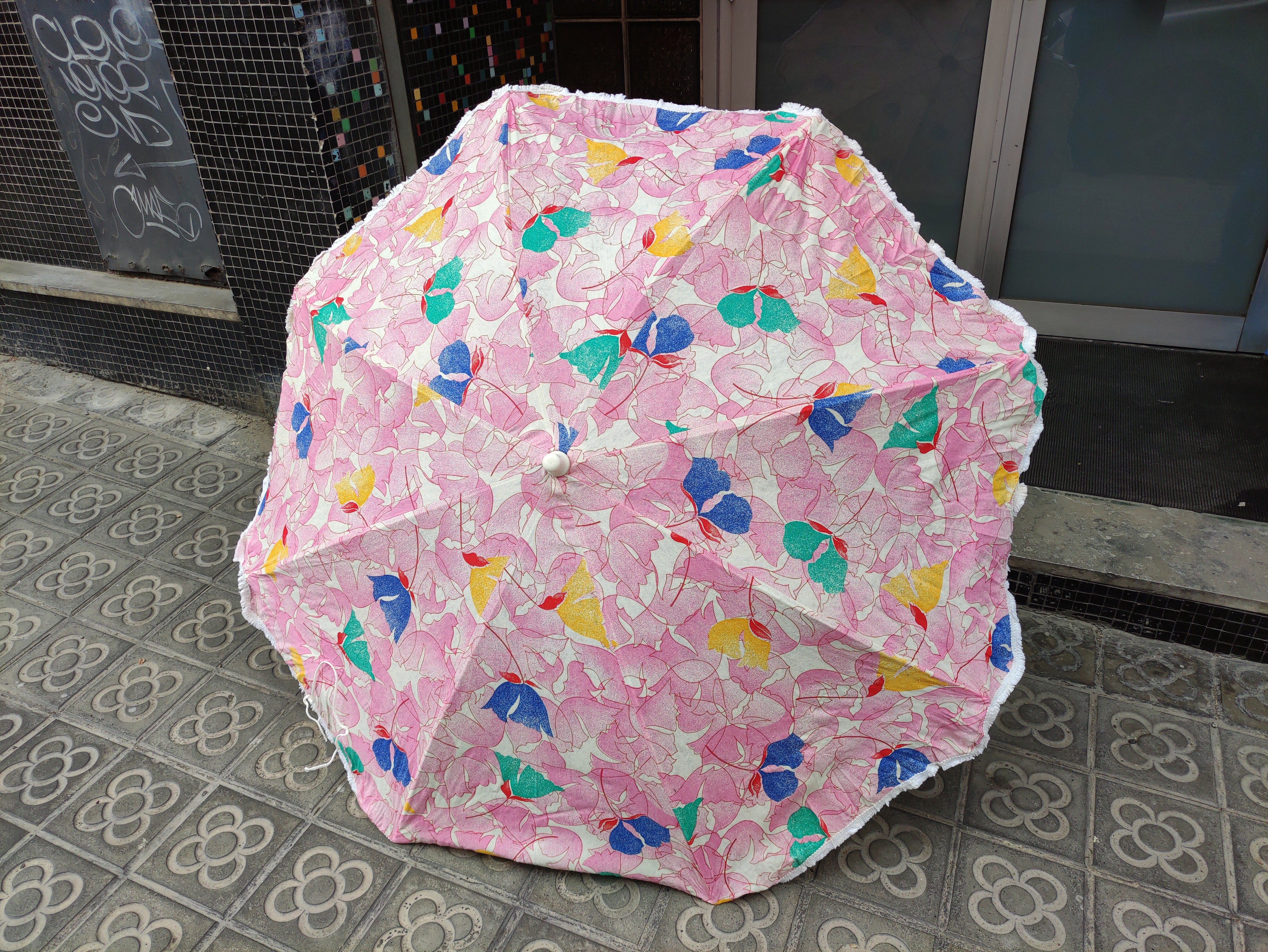 sombrilla estampada playa picnic o130-150 consultar